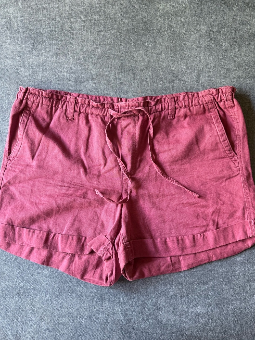 LOFT Linen-Blend Shorts